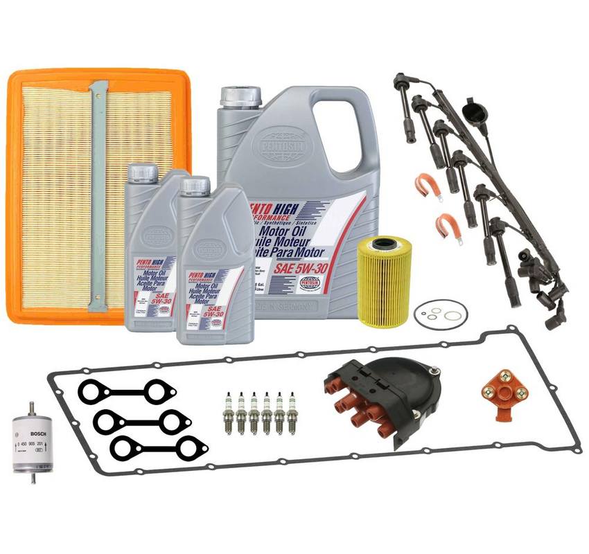 BMW Ignition Tune-Up Kit (5W-30) (7 Liter) (High Performance) 13721307134 - eEuroparts Kit 3086534KIT